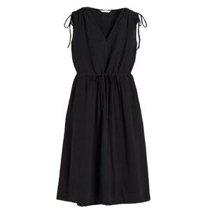 H&M Drawstring Detail Dress in Black | Size M
